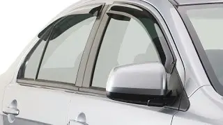 Ветровики на авто. Установка. Deflectors on cars. Installation.