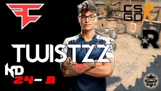 CSGO POV FaZe #TWISTZZ vs BIG on Dust2 - 24 kills