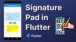 Flutter - Signature Pad | Signature Pad in Flutter | Digital Signature [2022]