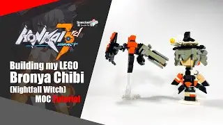 LEGO Honkai Impact 3rd Bronya (Nightfall Witch) Chibi MOC Tutorial | Somchai Ud