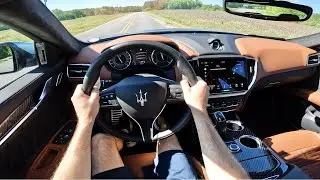 2024 Maserati Ghibli F Tributo Q4: POV Drive, Impressions and ASMR