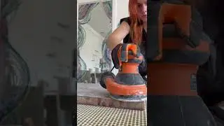 Заливаешь красивый поднос, потом безжалостно его шлифуешь #эпоксиднаясмола #diy #шлифовка #handmade