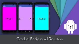 Android Studio - ViewPager Gradual Background Transition