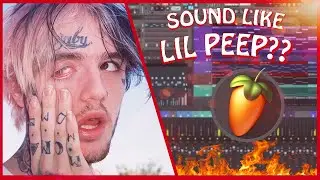 How To Make A LIL PEEP Song On FL STUDIO! (BEAT & VOCALS)