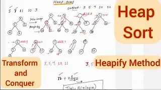 Lec51: Heap Sort - Heapify Method