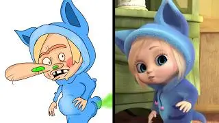 Johny Johny yes papa | Dave and Eva drawing meme / haha baby