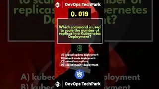 kubernetes Scaling Deployment   |#kubernetes  Interview question and answers #fact #kube #quiz