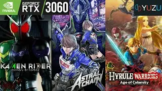 3 Switch Games on Yuzu | RTX 3060 | Yuzu Emulator Performance Test
