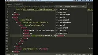 Make a Secret-Message Sharing App --  Handling Form Submission