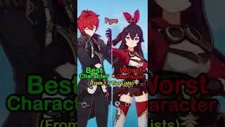 Best Vs Worst Characters From Each Element! (According to 1.0 Tier Lists) 