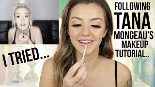 I TRIED FOLLOWING A TANA MONGEAU MAKEUP TUTORIAL... | Jazzi Filipek