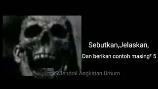 ketika di kasih soal sama guru