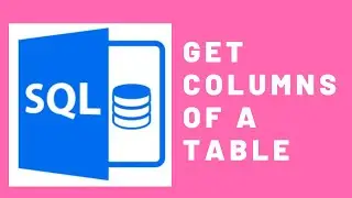 Get all the columns of a sql table