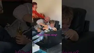 Kid plays perfect trick on his mum…😂 