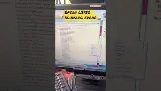 Epson L3150 service required error 