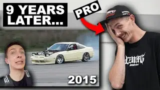 Pro Drifter Reacts to his First Time Drifting ( ADAM LZ )