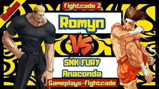 Real Bout Fatal Fury - Fightcade 2 - Romyn vs SNK FURY Anaconda