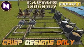 Crisp Designs For Longevity: POWER & GLASS | 10 | Captain of Industry Update 1 | Lets Play/Tutorial