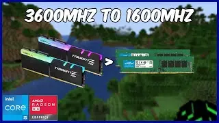 Underclocking Ram From 3600 to 1600MHZ...