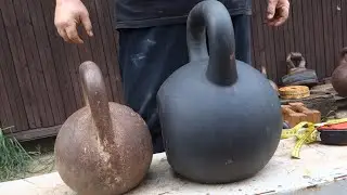 ОБЗОР ГИРИ ХЭВИ МЕТАЛ 88 КГ REVIEW OF HEAVY METALL 88 KG KETTLEBELL