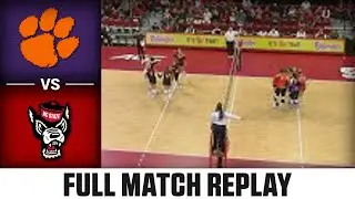 Clemson vs. NC State Full Match Replay | 2023 ACC Volleyball