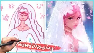 DRAWING MY MOM'S DRAWING! (Mother's Day!)
