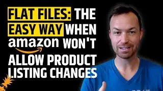 Flat Files the WAY TOO EASY WAY - When Amazon Won't Let You Change Your Product Listing