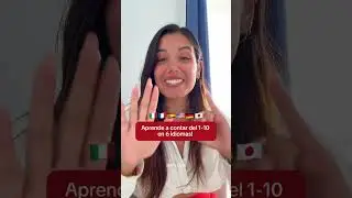Aprende a contar en 6 idiomas! 💪✨
