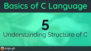 Understanding Structure of C Program - C Programming Tutorial for Beginners