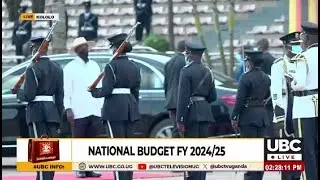 MUSEVENI ARRIVES AT KOLOLO FOR THE FY 2024/25 NATIONAL BUDGET PRESENTATION