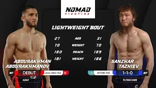 Абдурахман Абдурахманов vs. Санжар Тажиев: Полный бой
