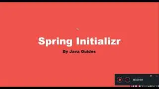 Create a Spring Boot Project using Spring Initializr