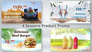 4 Seasons Product Promo- Videohive After Effect Template
