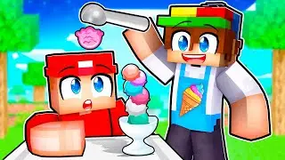 Johnny's FIRST JOB In Minecraft!