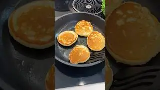 Оладьи на молоке или панкейки пышные и  не оседают   