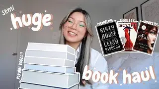semi-huge book haul 📚🌸 fantasy & romance books