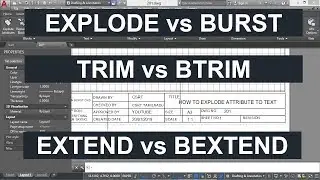 201 (EXPRESS TOOL)_BLOCK_EXPLODE ATTRIBUTES TO TEXT (BURST), TRIM & EXTEND TO NESTED OBJECTS