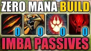 Passive Imba - 0 Mana Build [Berserker's Blood + Fury Swipes + Feral Impulse] Dota 2 Ability Draft