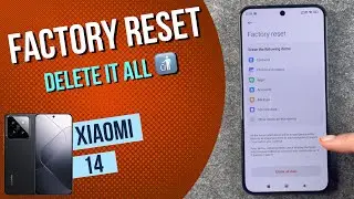 Xiaomi 14 factory reset