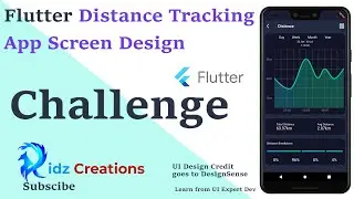 🔴Flutter  Distance Tracking App Screen Design Challenge ||Flutter Series🔴||Design to Code||