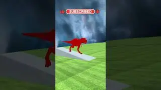 Dinosaur Run, Dinosaur Roaring #shorts