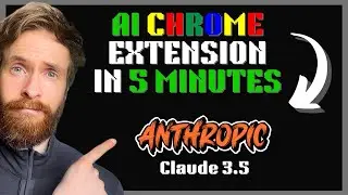 One-shot Prompt Custom AI Chrome Extension Tutorial feat Claude 3.5