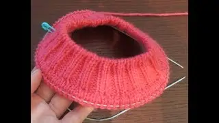 Круговое вязание. Итальянский набор. Замыкание в круг.