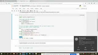 Speech Recognition - Jupyter Notebook