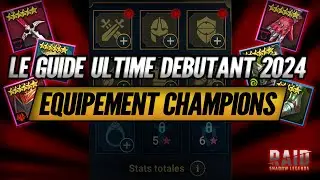 Le Guide 2024 Débutant pour Bien Equiper ses Champions - Raid Shadow Legends