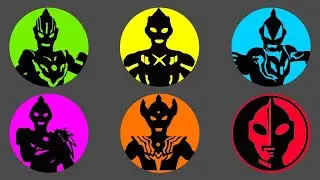 Ultraman Ribut, Ultraman X, Ultraman Z, Ultraman Ginga, Ultraman Taiga, Titan Drill Man, House Head