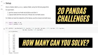 Pandas Challenge Problems (With Solutions)