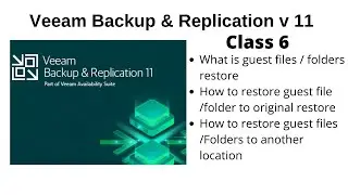 How to restore individual files /folders from veeam backup: veeam guest file restore -2022