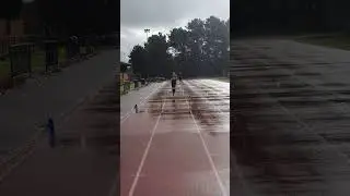 Hurdling in the rain