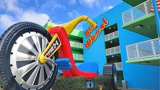 POP CENTURY RESORT Room 115 ROOM TOUR | 70's Building 10